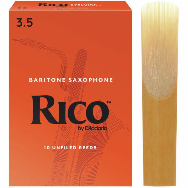 DAddario Woodwinds Rico Baritone Saxophone 3.5