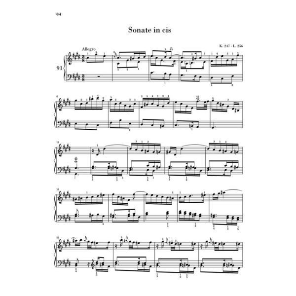 Henle Verlag Scarlatti Klaviersonaten IV