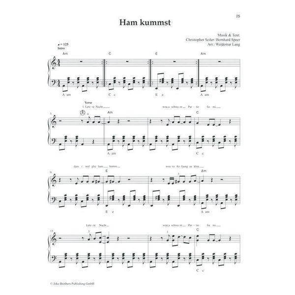 Holzschuh Verlag Deutsche Party-Hits