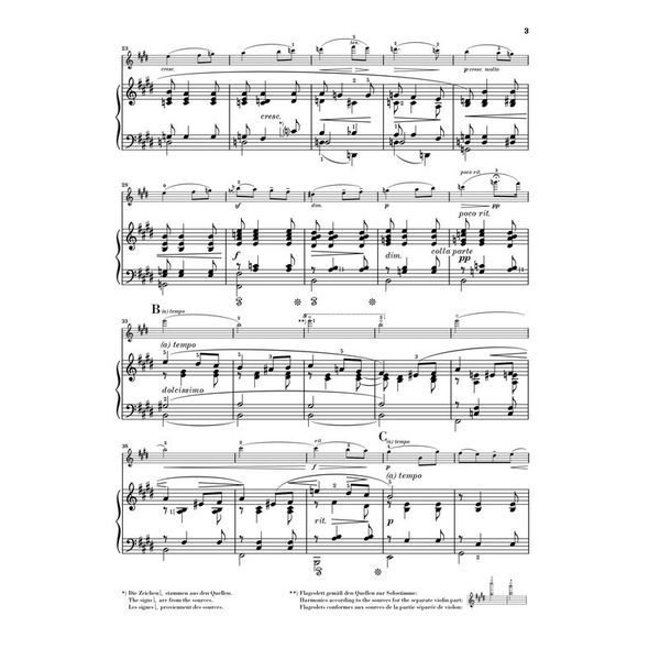 Henle Verlag Elgar Salut d'Amour Violin