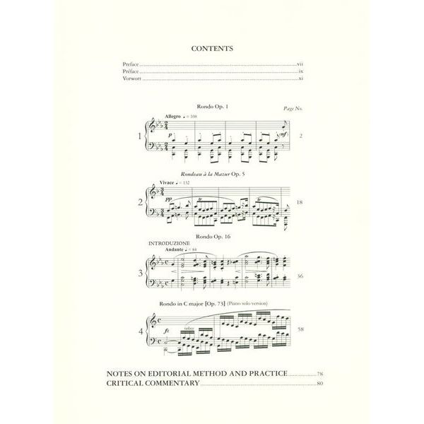 Edition Peters Complete Chopin Rondos