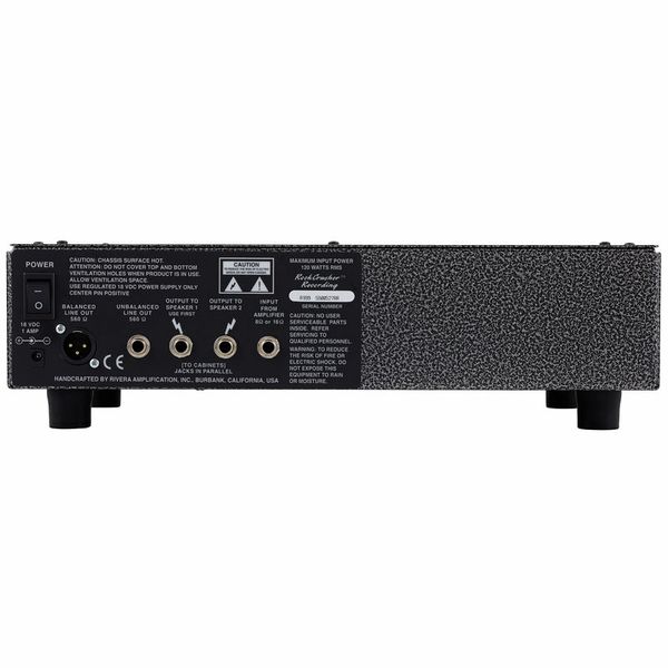 Rivera RockCrusher Recording