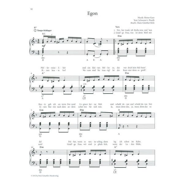 Holzschuh Verlag Schlager & Chansons 50er