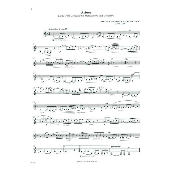 Carl Fischer Repertoire Classics Clarinet