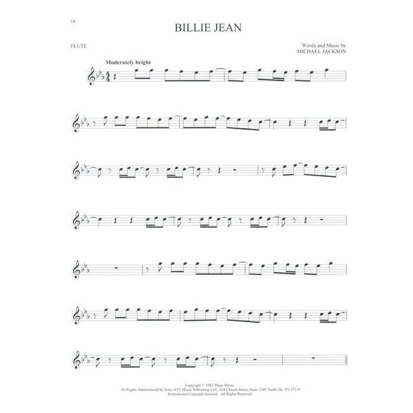 Hal Leonard 101 Popular Songs Flute