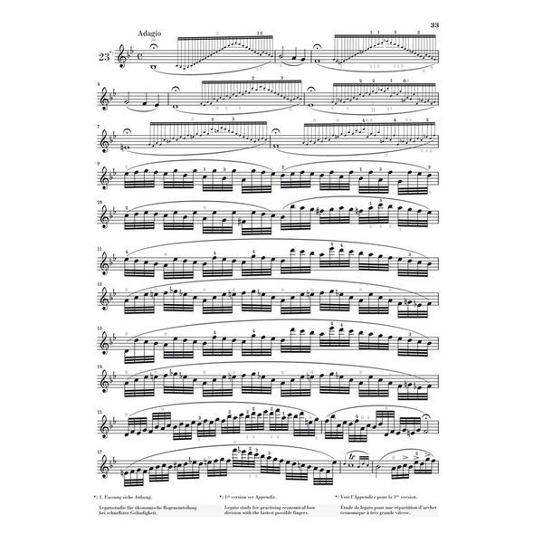 Henle Verlag Kreutzer 42 Etüden Violin