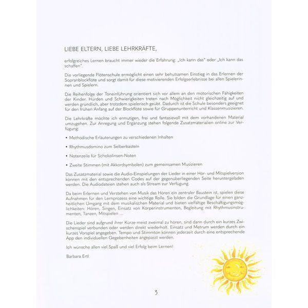 Holzschuh Verlag Meine ersten Flötentöne