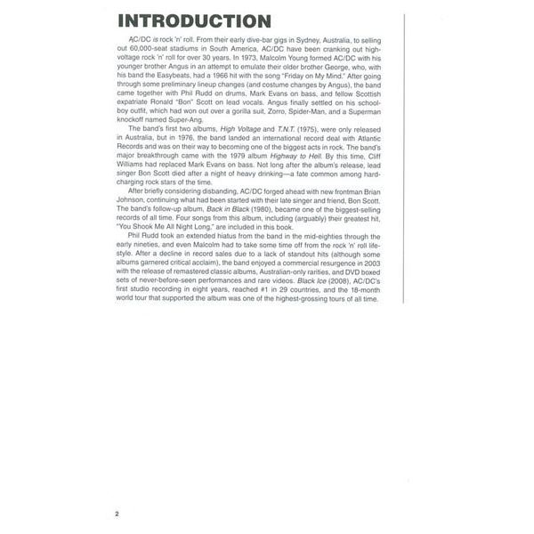 Hal Leonard AC/DC Guitar Signature Licks