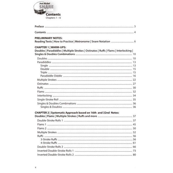 Alfred Music Publishing Jost Nickel's Snare Book Engl.
