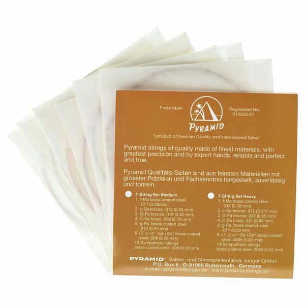 Pyramid H674/7 Heavy Sitar Strings
