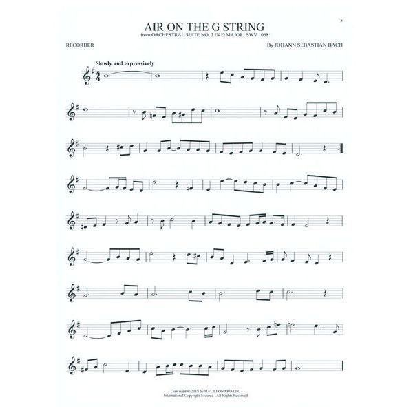 Hal Leonard First 50 Songs Recorder