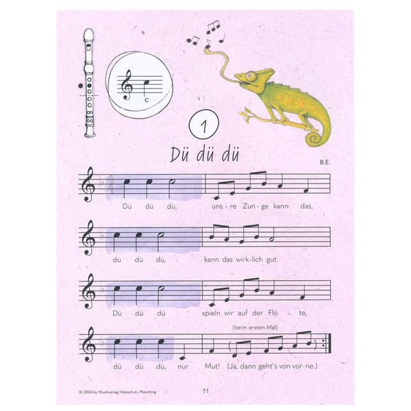 Holzschuh Verlag Meine ersten Flötentöne