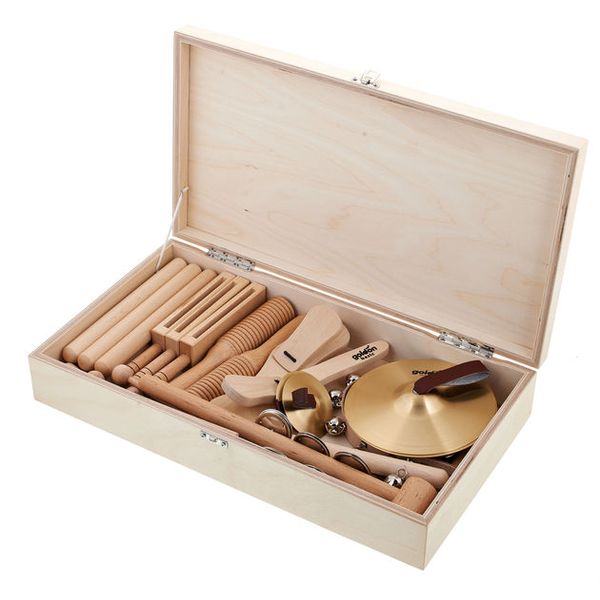 Goldon Percussion Set 4 in Wood Box