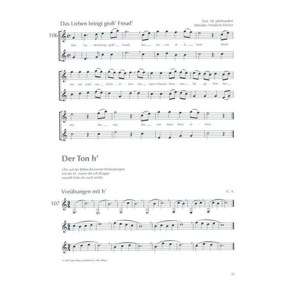 Schott Neue Klarinettenschule 1