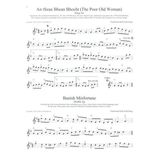 Hal Leonard First 50 Irish Tinwhistle