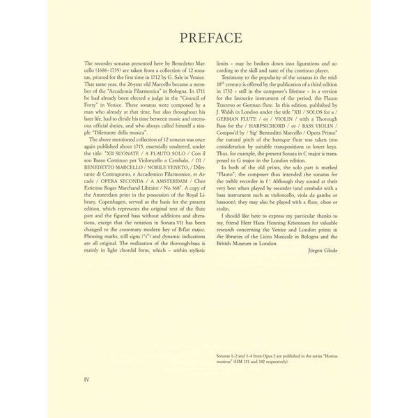 Brenreiter Marcello Sonaten 3