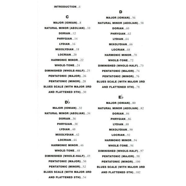 Wise Publications Little Black Book Of Scales