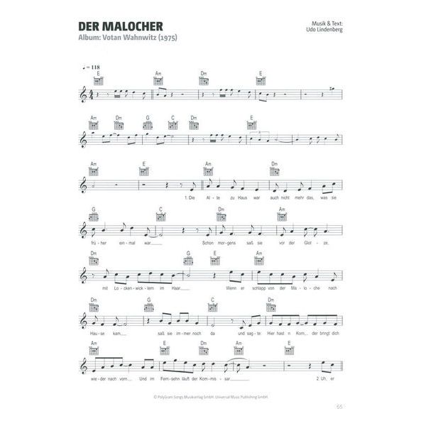 Bosworth Udo Lindenberg Perlensammlung