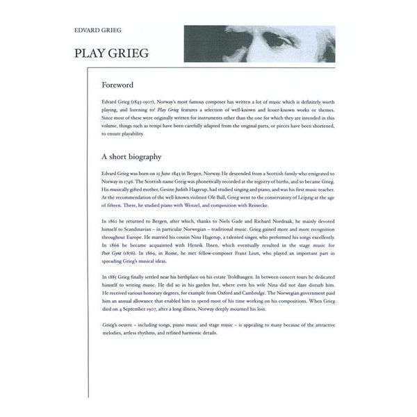 De Haske Play Grieg Oboe