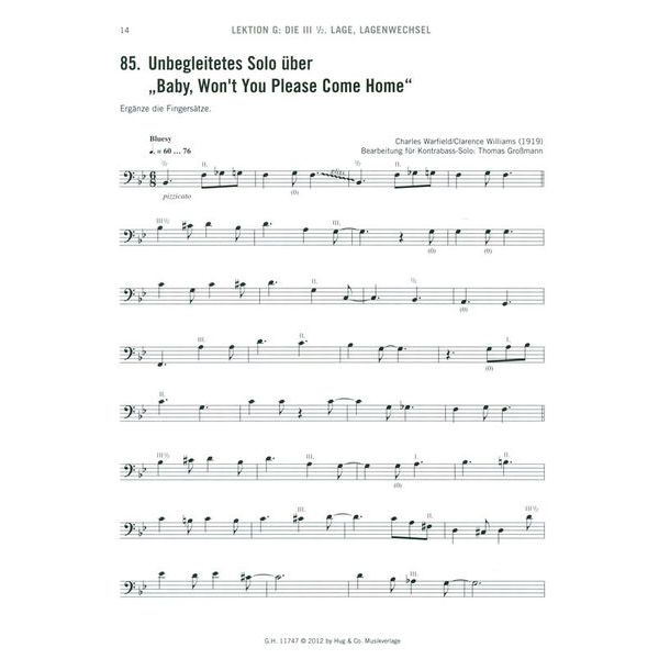 Edition Hug Kontrabass ABC 2 Schule