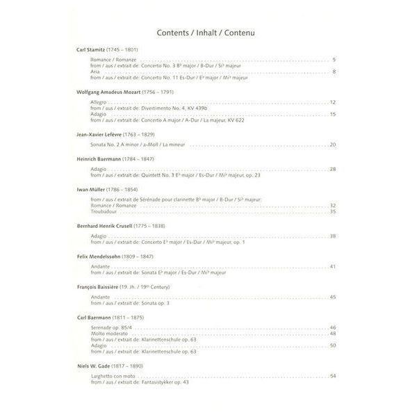 Schott Best Of Clarinet Classics