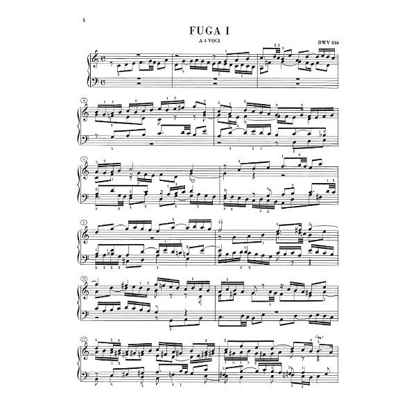 Henle Verlag Bach Prludium C-Dur BWV 846