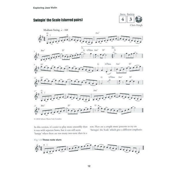 Schott Exploring Jazz Violin