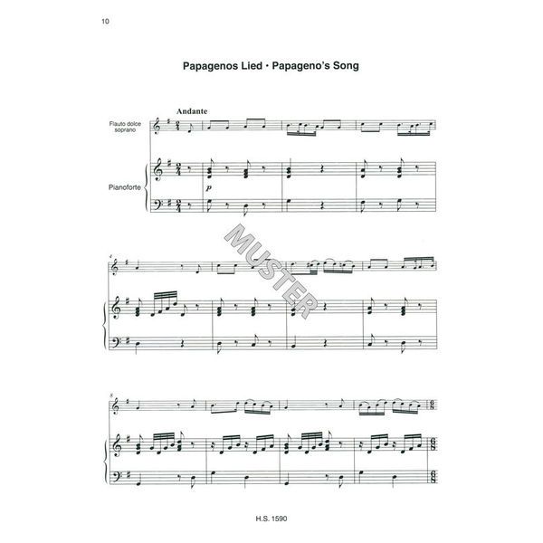 Sikorski Musikverlage Zauberflöte Sopranblockflöte