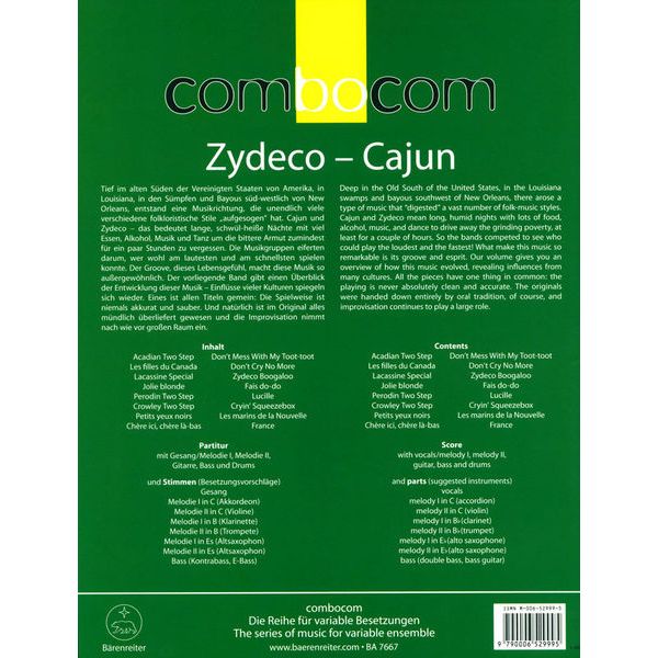 Brenreiter Combocom Zydeco - Cajun