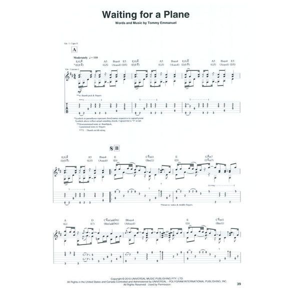 Hal Leonard Tommy Emmanuel Little By Littl