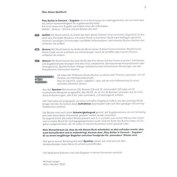 Edition Dux Play Guitar In Concert Zugaben