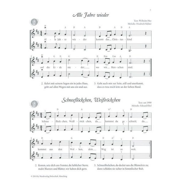 Holzschuh Verlag Fiedel Max Weihnachten Violin