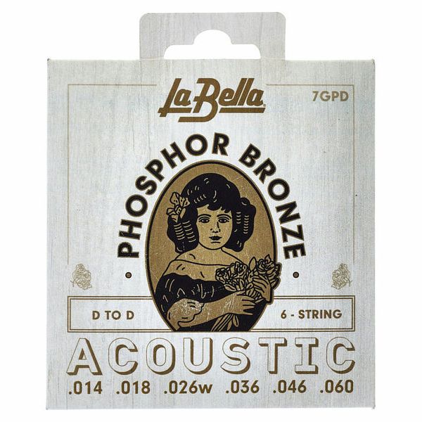 La Bella 7GPD Phosphor Bronze DADGAD