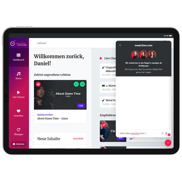 music2me Drums - One Month Access