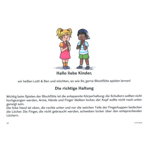 Artist Ahead Musikverlag Blockflöte lernen Lotti & Ben