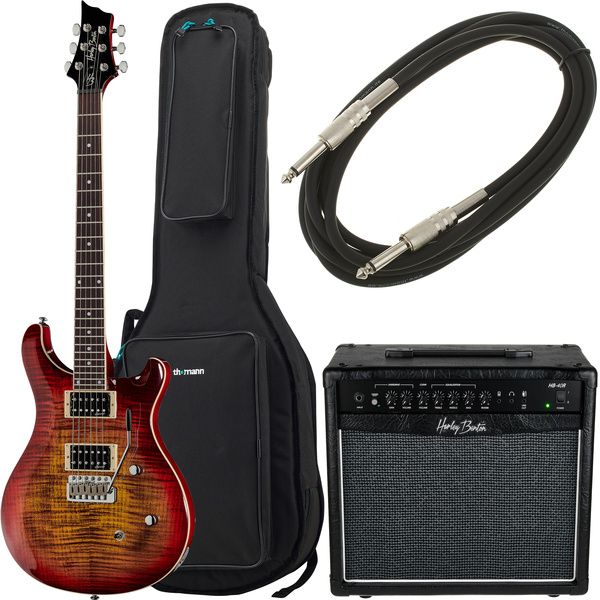 Harley Benton CST-24T Paradise Flame Bundle