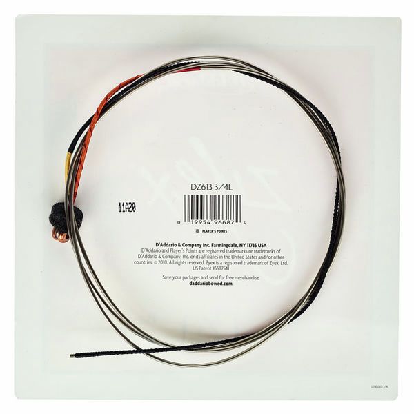 Daddario DZ613-3/4L Zyex Bass A light