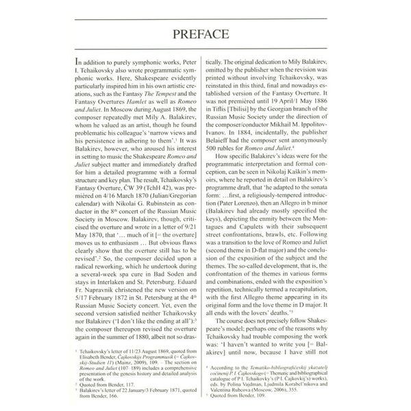 Edition Eulenburg Tschaikowsky Romeo und Julia