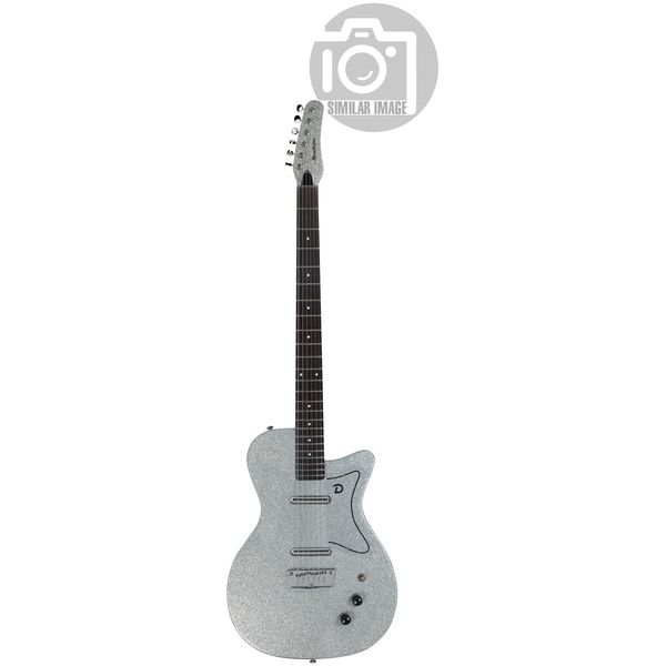 Danelectro 56 Baritone Silver Metal Flake