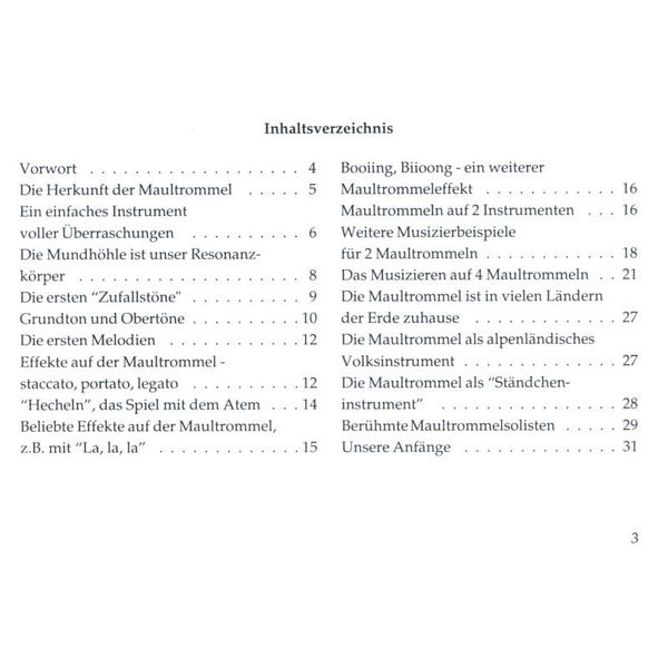 Musikverlag Preissler Musizieren auf der Maultrommel