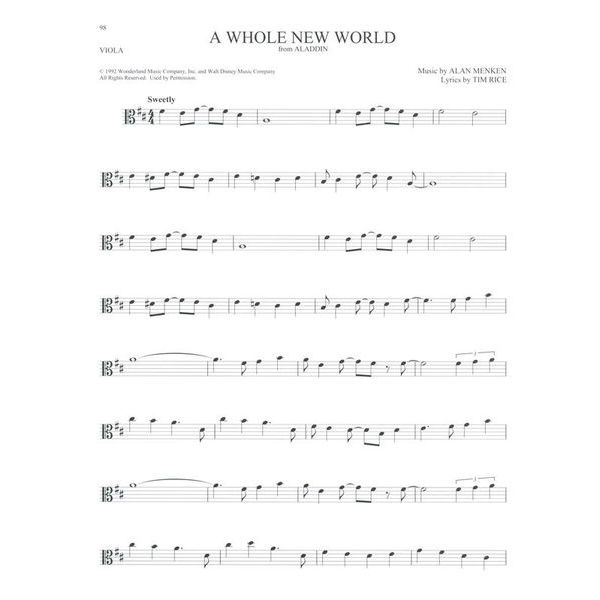 Hal Leonard 101 Disney Songs: Viola