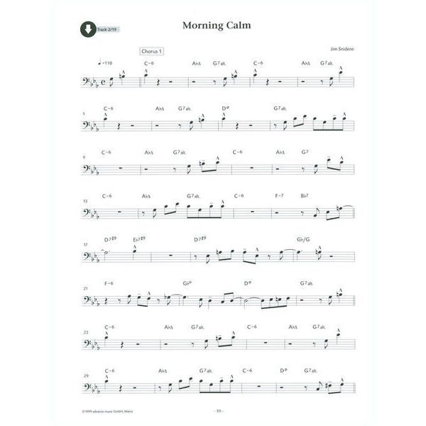 Advance Music Easy Jazz Conception Trombone