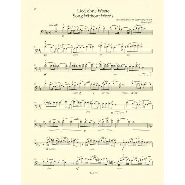 Brenreiter Konzertstücke Cello