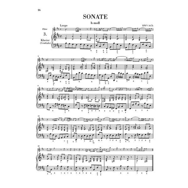 Henle Verlag Hndel Flötensonaten 1