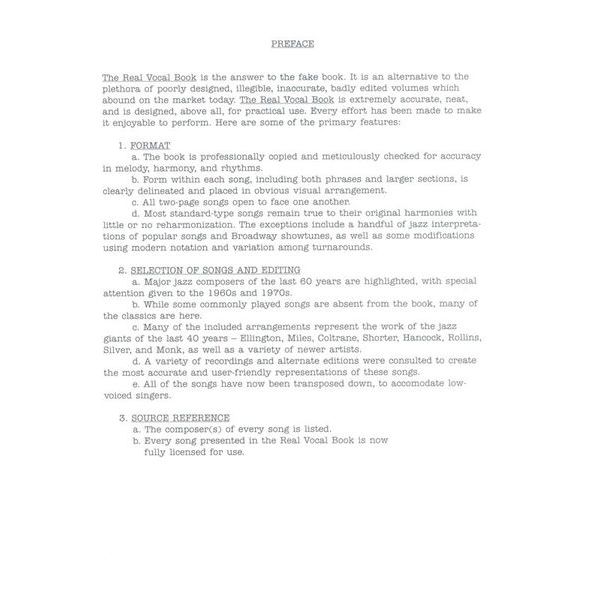 Hal Leonard Real Vocal Book 1 Low Voice