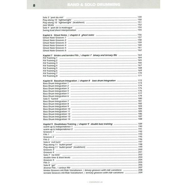 Coda Music Band & Solo Drumming