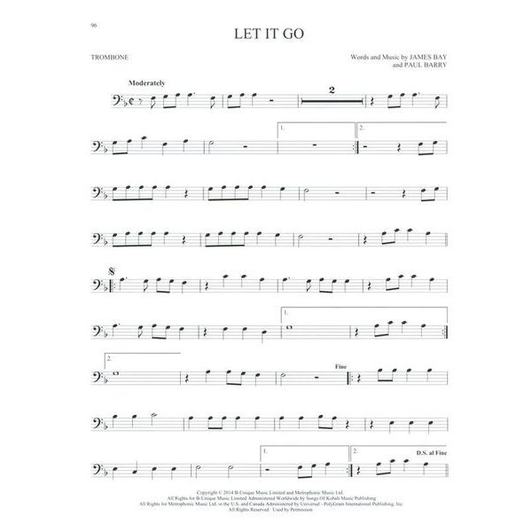 Hal Leonard 101 Hit Songs For Trombone