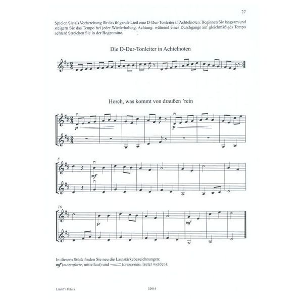 Edition Peters Geige Spielen 1