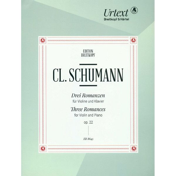 Breitkopf & Hrtel Cl. Schumann Romanzen Violin