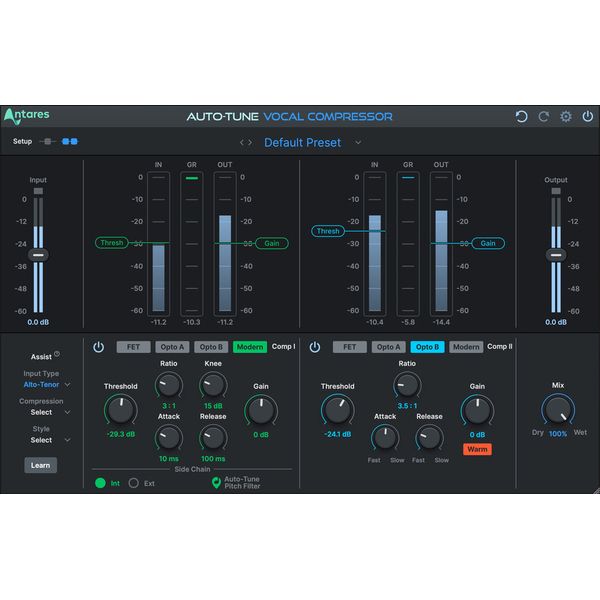 Antares AutoTune Vocal Compressor